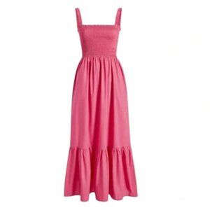 Hill House Lipstick Pink Anjuli Nap Dress